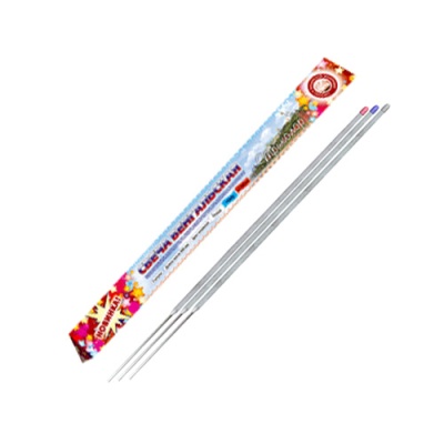 Триколор 300 мм. Бенгальские огни цветные купить в Велиже | velizh.salutsklad.ru