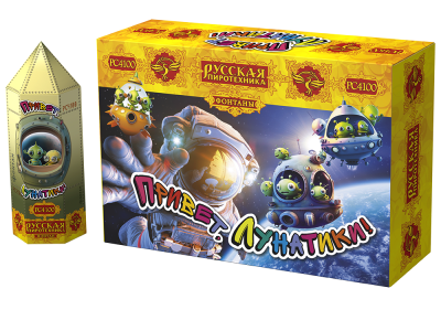 Привет, лунатики! Пиротехнический фонтан купить в Велиже | velizh.salutsklad.ru