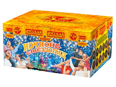 Ночной звездопад Комбинированный Фейерверк купить в Велиже | velizh.salutsklad.ru