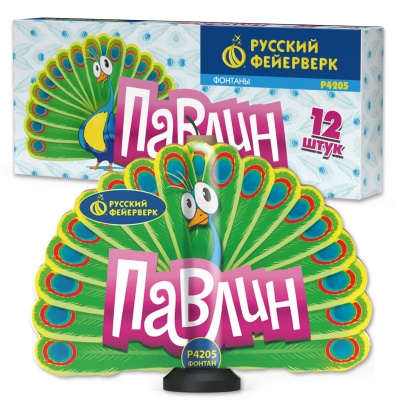 Павлин F Пиротехнический фонтан купить в Велиже | velizh.salutsklad.ru