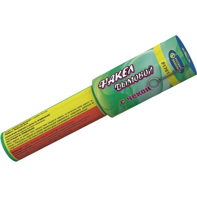 Дымовой (с чекой) зеленый Фальшфейер купить в Велиже | velizh.salutsklad.ru