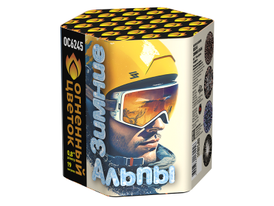 Зимние Альпы Батарея салютов купить в Велиже | velizh.salutsklad.ru