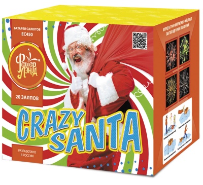 CRAZY SANTA Фейерверк купить в Велиже | velizh.salutsklad.ru
