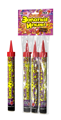 Золотые искры Пиротехнический фонтан купить в Велиже | velizh.salutsklad.ru